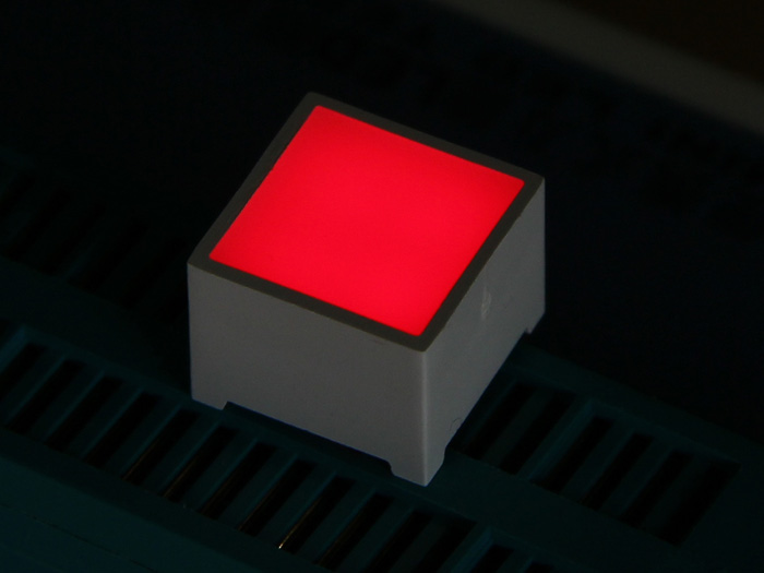 SeeedStudio 15*15mm LED Square - Red [SKU: 104990097] ( 15*15mm LED 정방형 - 레드 )